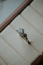 Load image into Gallery viewer, Rei Three-Stone Silver Ring