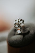 Load image into Gallery viewer, Ava Links Baguette Sterling Silver Ring