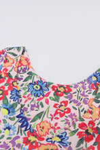 Load image into Gallery viewer, Multicolor Floral Print Zipped Flip Flop Sandals