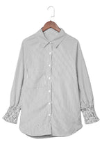 Load image into Gallery viewer, Black Striped Casual Blouse
