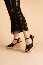 Load image into Gallery viewer, Elinor Wedge in Black