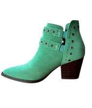 Load image into Gallery viewer, Elsa Leather Ankle Boot in Teal