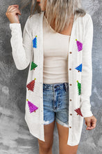 Load image into Gallery viewer, Sequin Christmas Tree Cardigan