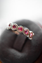 Load image into Gallery viewer, Lucy Infinity Sterling Silver Ring in Pink