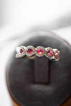 Load image into Gallery viewer, Lucy Infinity Sterling Silver Ring in Pink