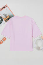 Load image into Gallery viewer, Light Pink Flag Graphic Tee