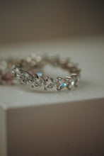 Load image into Gallery viewer, Jazynth White Heart Sterling Silver Ring Band