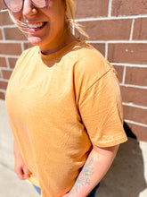 Load image into Gallery viewer, Better Than Your Basic Tee | HONEY Mineral Wash Short Sleeve Boyfriend Tee