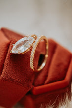 Load image into Gallery viewer, Tanya Marquise Cut Champagne Gold Ring