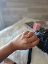 Load image into Gallery viewer, Taryn Morganite Rose Gold 3PC Ring Set