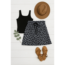 Load image into Gallery viewer, Ready to Ship | The Stella - Snow Leopard Jogger Skirt