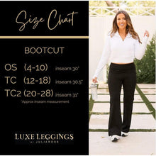 Load image into Gallery viewer, Ready to Ship | The Vanessa - 30” - Black Bootcut Leggings R2