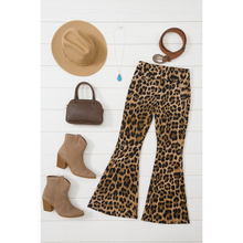 Load image into Gallery viewer, Ready to Ship | The Francesca Leopard Super Flare Leggings