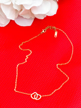 Load image into Gallery viewer, Two Hearts "Gold" Necklace