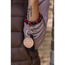 Load image into Gallery viewer, Ready to Ship | Mama PENDANT Beaded Tassel Keychain*