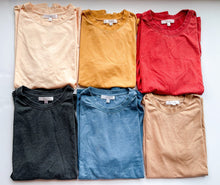 Load image into Gallery viewer, Better Than Your Basic Tee | TAUPE Mineral Wash Short Sleeve Boyfriend Tee