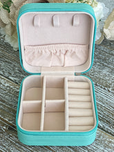 Load image into Gallery viewer, Travel Jewelry Box "Seafoam"