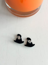 Load image into Gallery viewer, "Halloween Black Hats" Studs