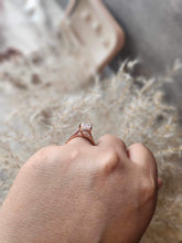 Load image into Gallery viewer, Marina Oval Cut Rose Gold Ring