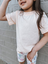 Load image into Gallery viewer, Better Than Your Basic Tee PEACH BLOSSOM | Kid's Mineral Wash Short Sleeve Boyfriend Tee