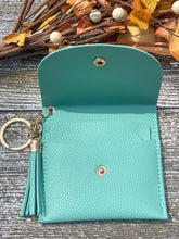 Load image into Gallery viewer, Snap Closure Keychain Wallet 2 "Mint"