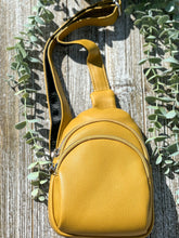 Load image into Gallery viewer, "The Selena" Yellow Sling Bag