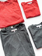 Load image into Gallery viewer, Better Than Your Basic Tee IRON BLACK | Kid's Mineral Wash Short Sleeve Boyfriend Tee