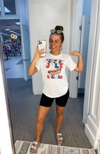 Load image into Gallery viewer, You Look Like The Fourth Of July | Women's White Graphic Tee