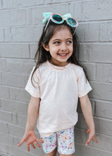 Load image into Gallery viewer, Better Than Your Basic Tee PEACH BLOSSOM | Kid's Mineral Wash Short Sleeve Boyfriend Tee