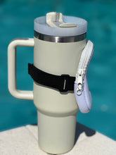 Load image into Gallery viewer, "The Billie" Cup Bag White-Gray