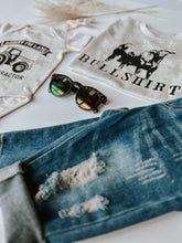 Load image into Gallery viewer, Bull Shirt | Kid's Natural Star Graphic Tee