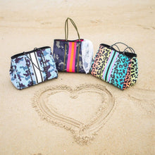 Load image into Gallery viewer, Ready to Ship | The Jenna, Rainbow Leopard- Gorgeous Neoprene Bag*