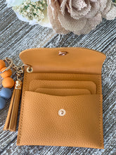 Load image into Gallery viewer, Snap Closure Wallet Keychain "Mustard"