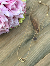 Load image into Gallery viewer, Two Hearts "Gold" Necklace