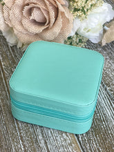 Load image into Gallery viewer, Travel Jewelry Box "Seafoam"