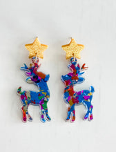 Load image into Gallery viewer, "All That Glitters" Deer Dangles