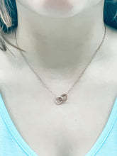 Load image into Gallery viewer, Two Hearts "Rose Gold" Necklace