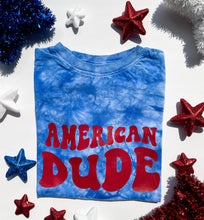 Load image into Gallery viewer, American Babe & American Dude | Kid's Tie-Dye Graphic Tee