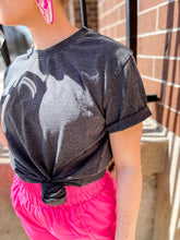 Load image into Gallery viewer, Better Than Your Basic Tee | IRON BLACK Mineral Wash Short Sleeve Boyfriend Tee