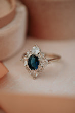 Load image into Gallery viewer, Yesha Sapphire Sterling Silver Ring