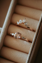 Load image into Gallery viewer, Janet Morganite Rose Gold Ring Set