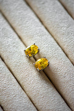 Load image into Gallery viewer, Elena Citrine Stud Earrings