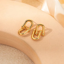 Load image into Gallery viewer, Kale Buckle Earrings