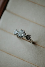 Load image into Gallery viewer, Rei Three-Stone Silver Ring