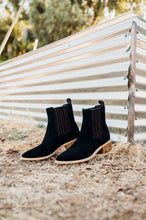 Load image into Gallery viewer, Leonor Suede Ankle Boot in Black