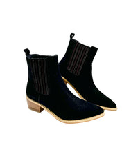 Load image into Gallery viewer, Leonor Suede Ankle Boot in Black