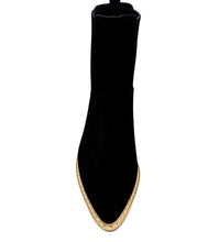 Load image into Gallery viewer, Leonor Suede Ankle Boot in Black