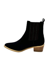 Load image into Gallery viewer, Leonor Suede Ankle Boot in Black