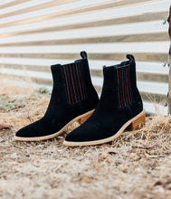 Load image into Gallery viewer, Leonor Suede Ankle Boot in Black