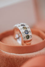 Load image into Gallery viewer, Aimee Multicolor Gemstones Sterling Silver Ring